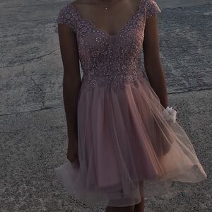 Gorgeous Pale Pink Homecoming Dress — Size Small